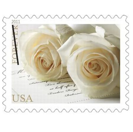 Wedding Roses 2011 - 5 Sheets 100 Pcs Unused Stamps for Mailing